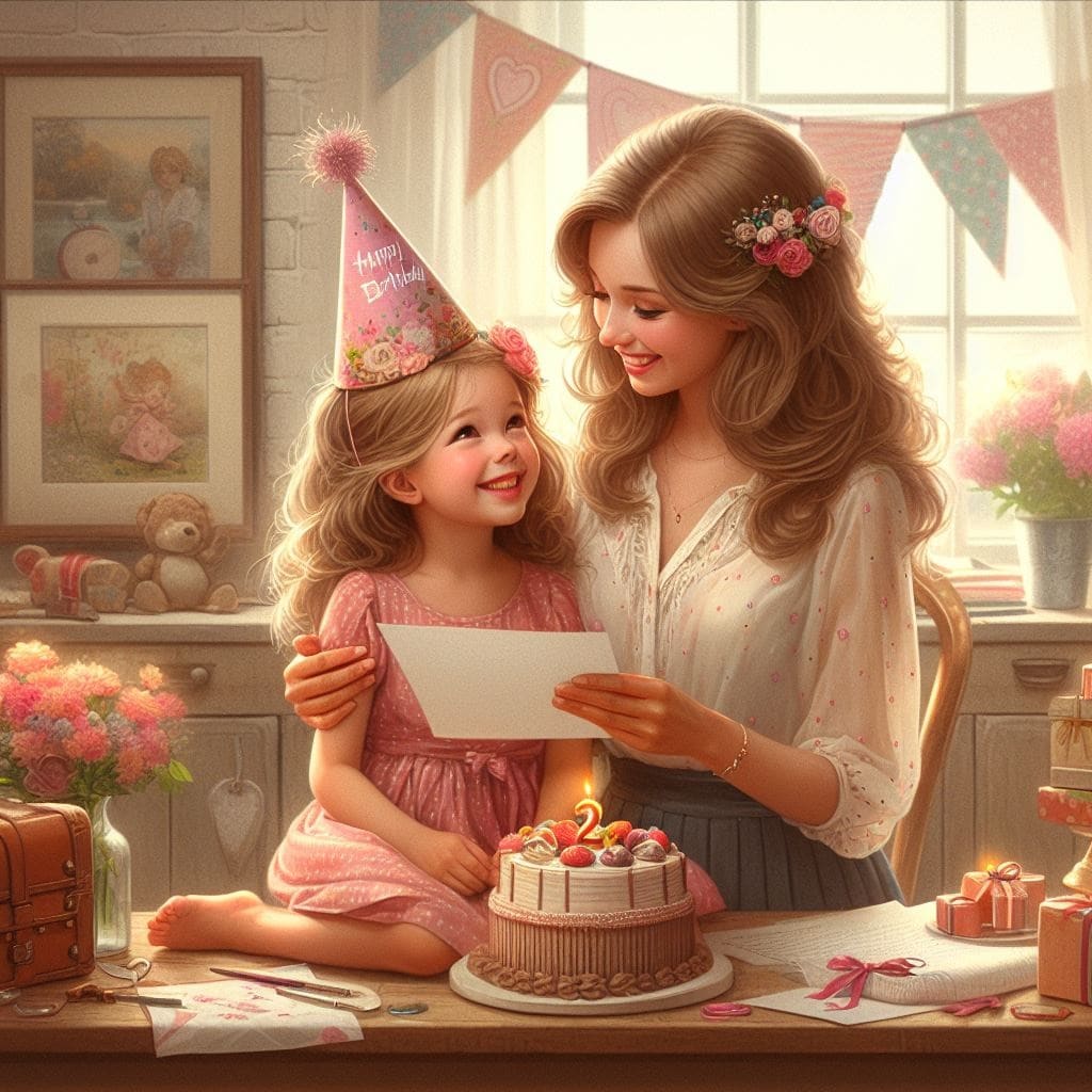دلنوشته مادرانه برای تولد دخترم