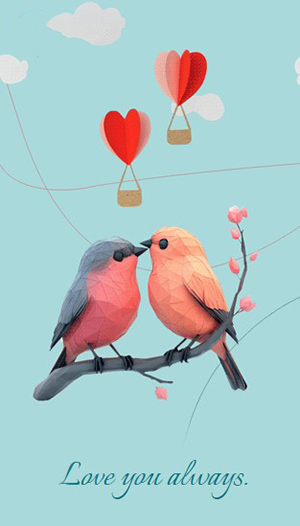 کارت پستال با متن تبریک عاشقانه