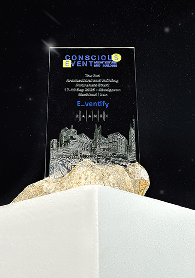 تندیس ایونتی فای در نمایشگاه آگاه معماری و ساختمان